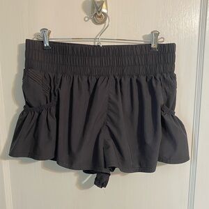 Free people movement black shorts
